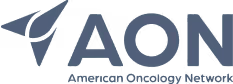 AON text logo with a stylized triangular icon on the left.