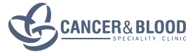Cancer & Blood Specialty Clinic logo with abstract intertwined ribbon design.