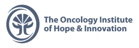 Logo of The Oncology Institute of Hope & Innovation with a stylized tree inside a circular border.